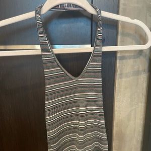 American Eagle mulit colored halter top